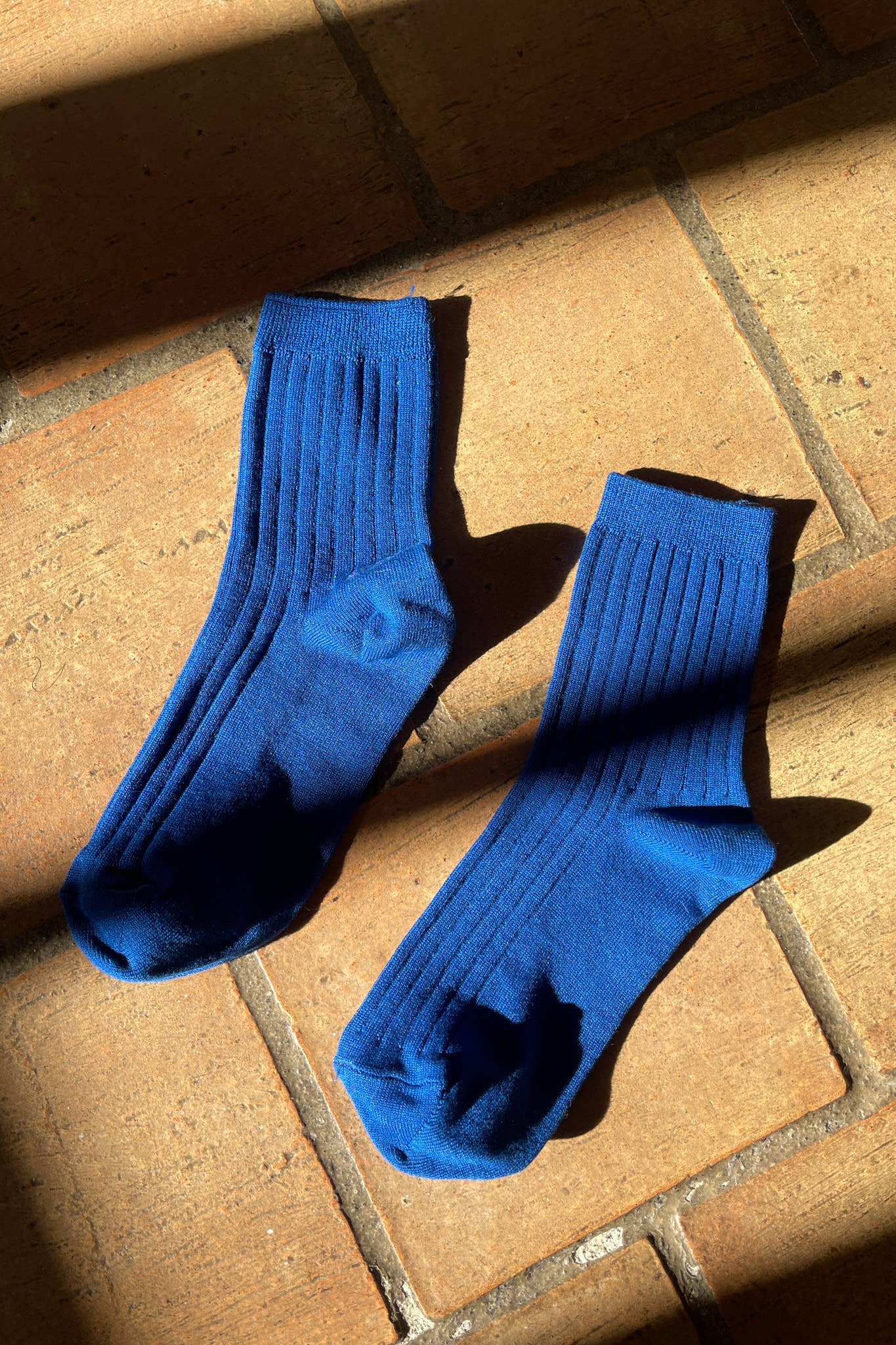 Her Socks -  Cobalt