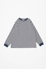 Load image into Gallery viewer, Oversized Striped Top with Side Slits
