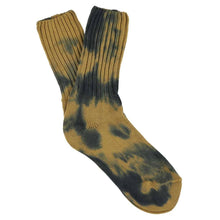 Cargar imagen en el visor de la galería, Women Tie Dye Socks - Indigo / Bronze: EU 36/41   UK 3.5/7   US 6/9.5
