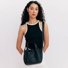 Load image into Gallery viewer, The Little Times Tote: Black
