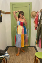 Load image into Gallery viewer, Vibrant Patchwork Dress
