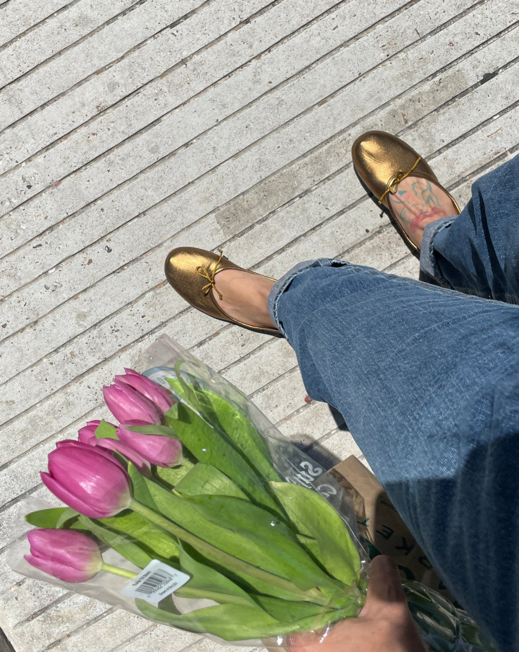 Ballet Slipper in Bronzo