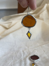 Load and play video in Gallery viewer, Stained Glass Earrings - Small
