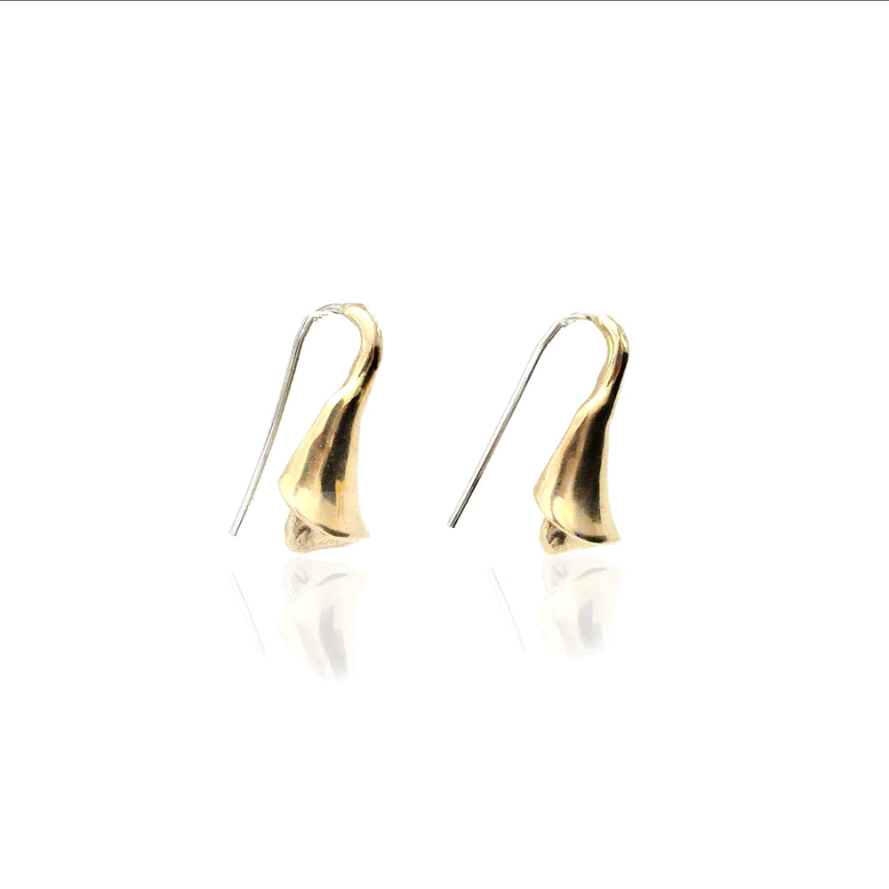 Shanka Earrings in Brass - Mini